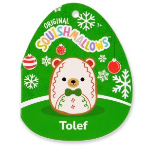 Squishmallows 12- Inch Tolef the Cookie Bear