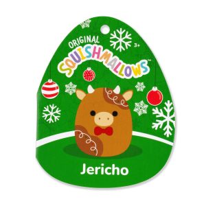 Squishmallows 12-Inch Jericho the Gingerbread Cow