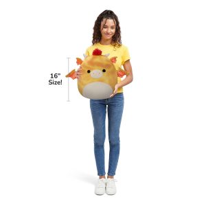Squishmallows 16-Inch Dieric the Yellow Dragon