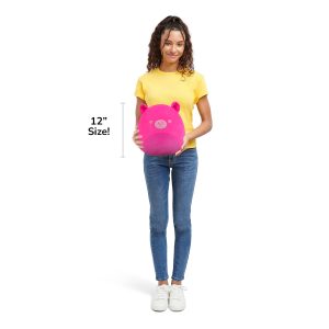 Squishmallows 12-Inch Livo the Neon Pink Bear