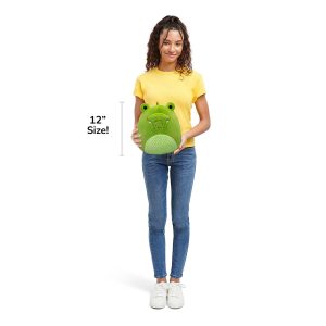 Squishmallows 12-Inch Mopes the Green Alligator with Textured Belly