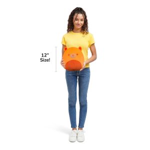 Squishmallows 12-Inch Zapo the Neon Orange Bear