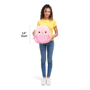 Squishmallows 14-Inch Lex Lex the Pastel Pink Banana