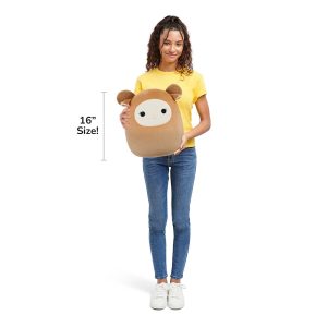 Squishmallows 16-Inch Reggie the Brown Ram